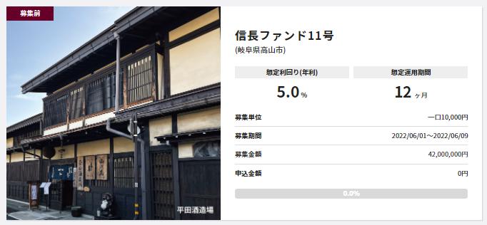 信長ファンディング