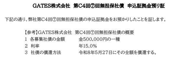 GATES FUNDING　ゲーツファンディング