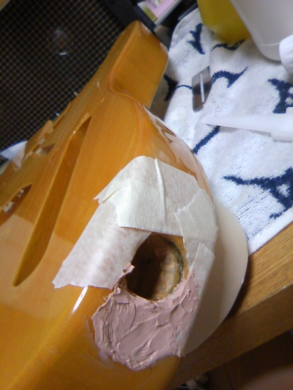 パテを盛ってみました