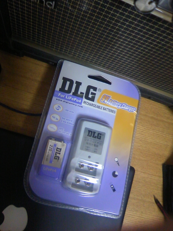 9V角電池の充電池