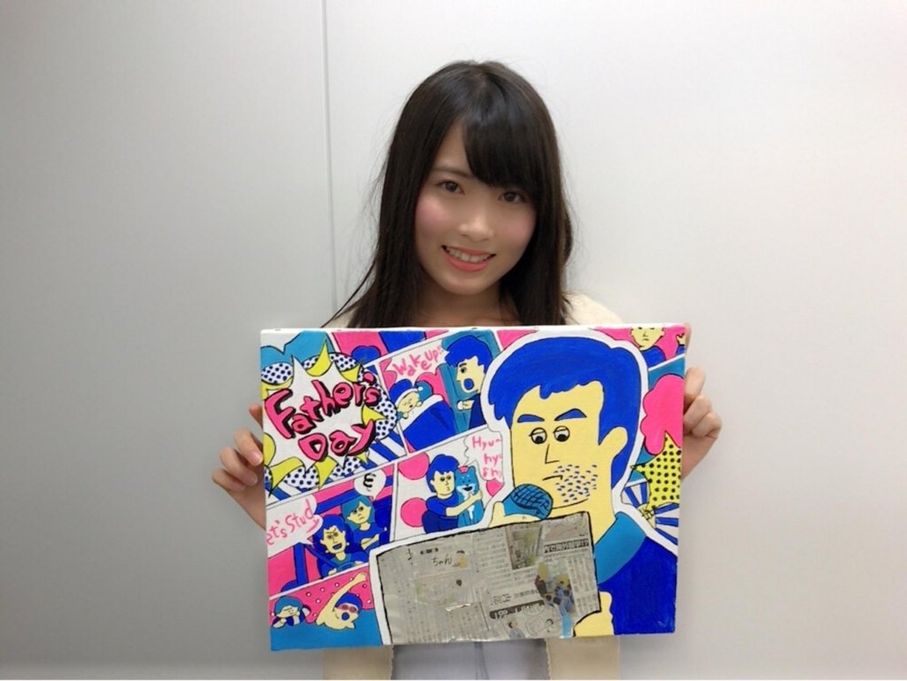 AKB48 岡部麟 落書き 直筆 らくがき チーム8 ライブコレクション