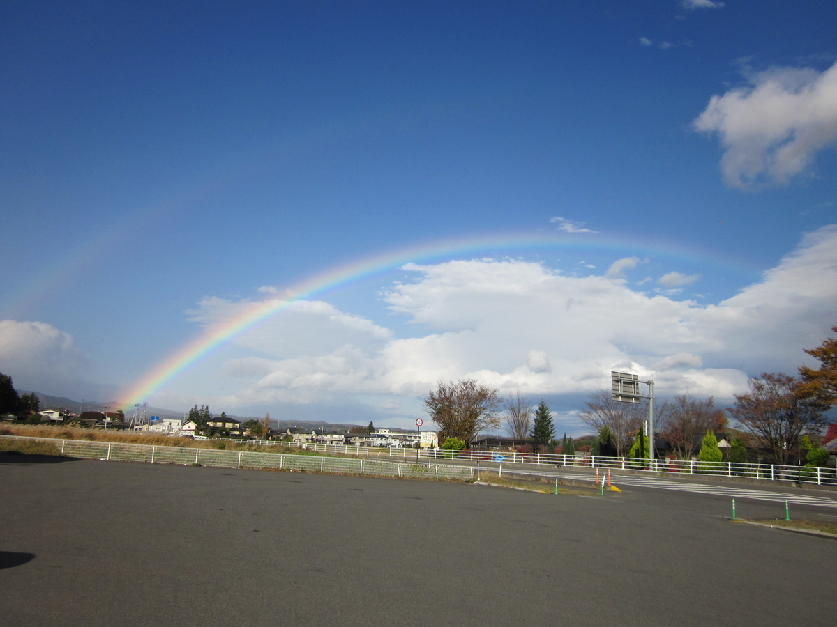 空と虹