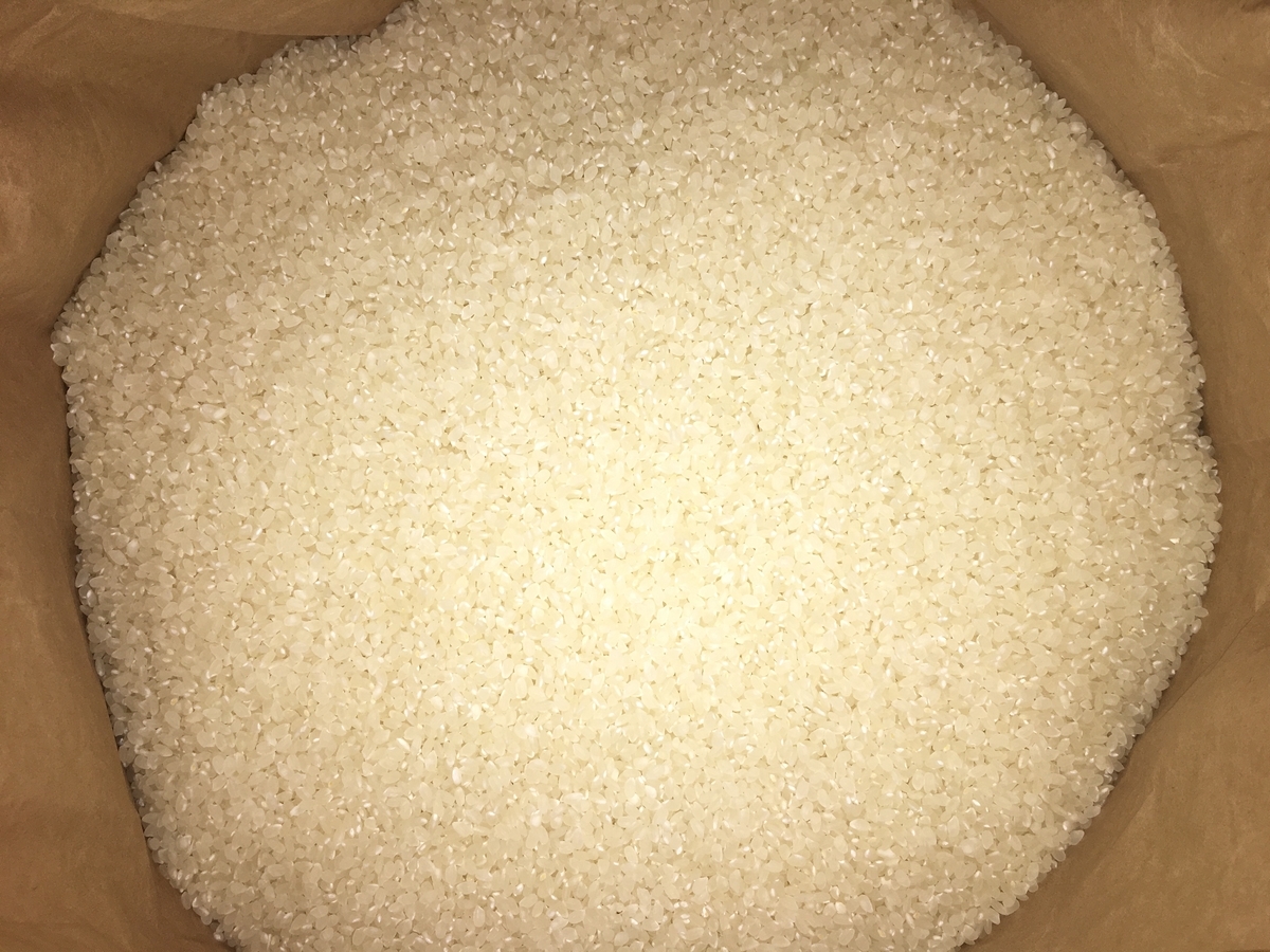 精米したばかりのお米