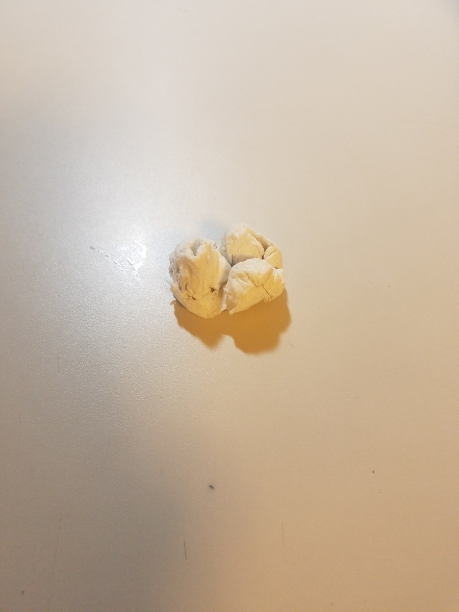 ティッシュ ポップコーン