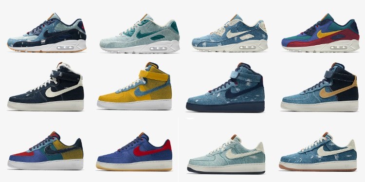 19年8月日 火 リーバイス X Nike By You より エアマックス90 エアフォース1 発売 Levi S Nike By You Air Force 1 Air Max 90 流行ストリートマガジン