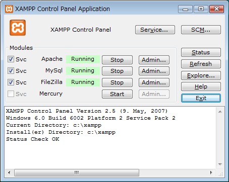 xampp 1.7.4
