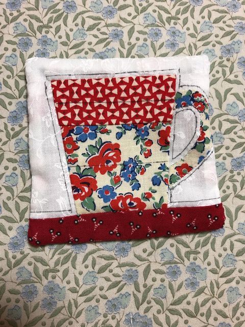 フェリシモ 〜 パッチワークがわかるミニキルトの会 〜 6回目。→ 完成