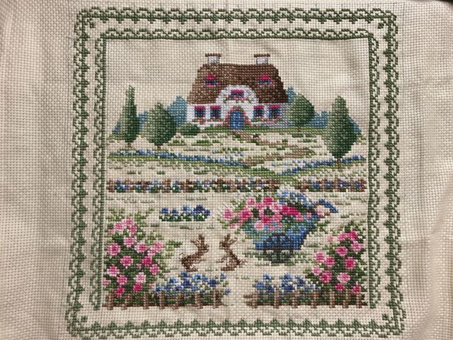 クロスステッチ〜オノエ・メグミ「田園の風景」を作ります→完成しま