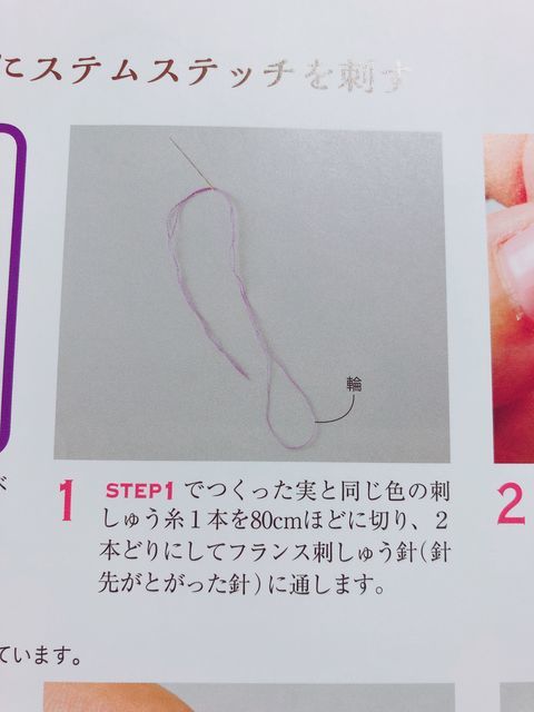 アシェット／はじめての立体刺しゅう〜創刊号 →完成しました
