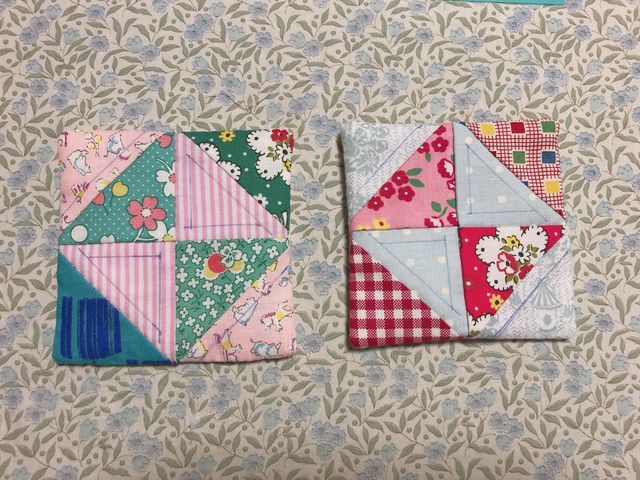 フェリシモ〜パッチワークがわかるミニキルトの会〜242.ソーサー→完成