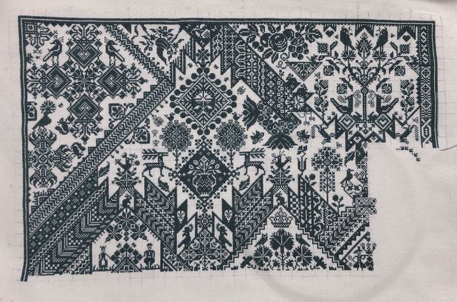 クロスステッチ完成品　Long Dog Samplers Pandemic クロスステッチ完成品 Long Dog Samplers Pandemic - メルカリ
