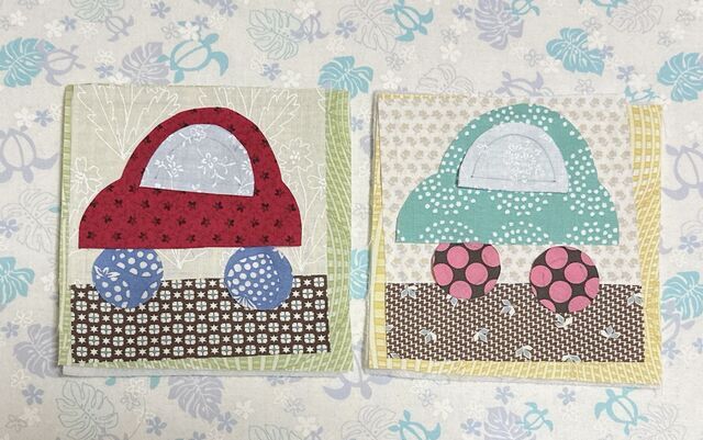 フェリシモ〜パッチワークがわかるミニキルトの会〜282.ドライブ→完成