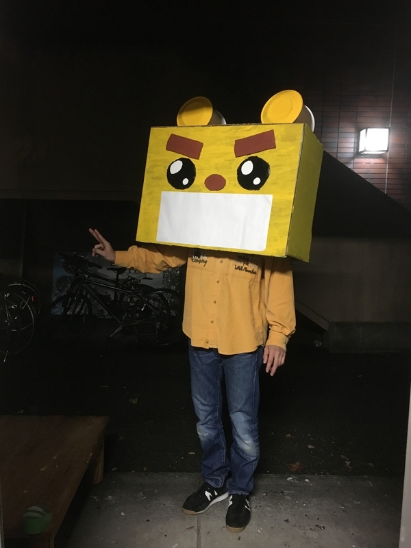 完成したすたさぶろう(を被る部長) 画像