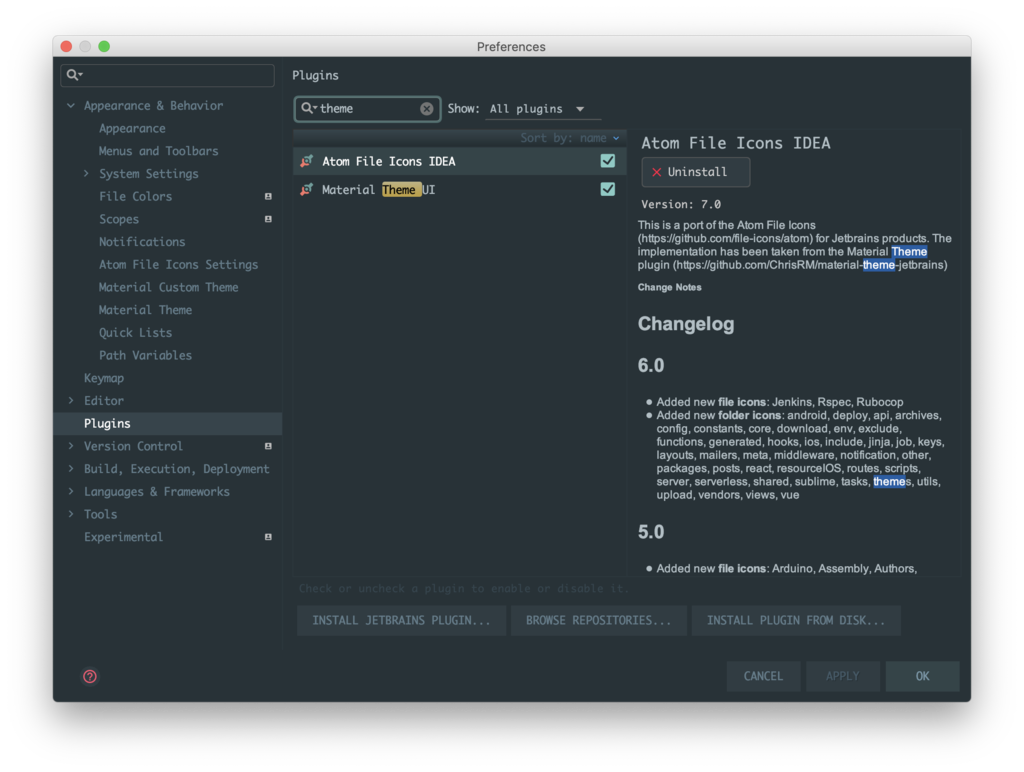 AndroidStudio自体の色や、コードのColorThemeを変更する方法 - 機械音痴な情報系