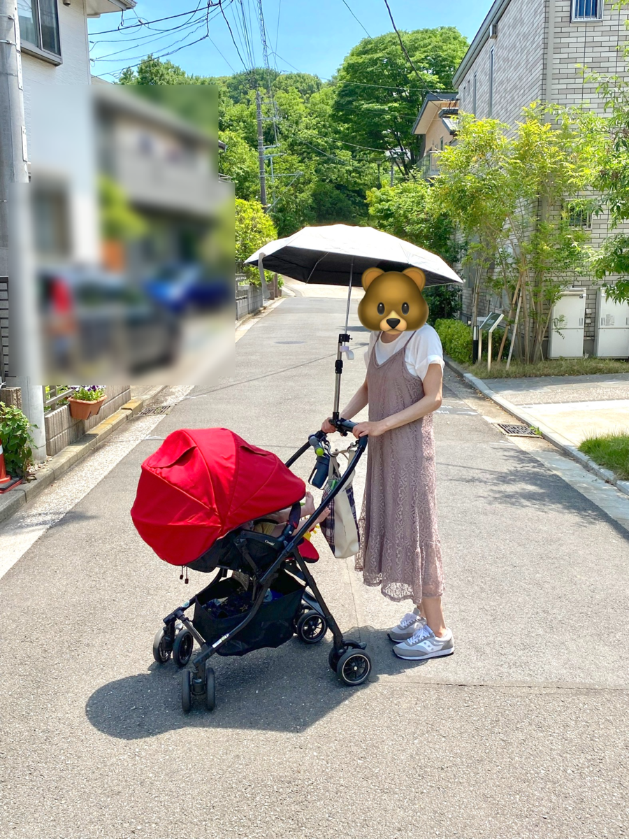 ベビーカー 傘 スタンド