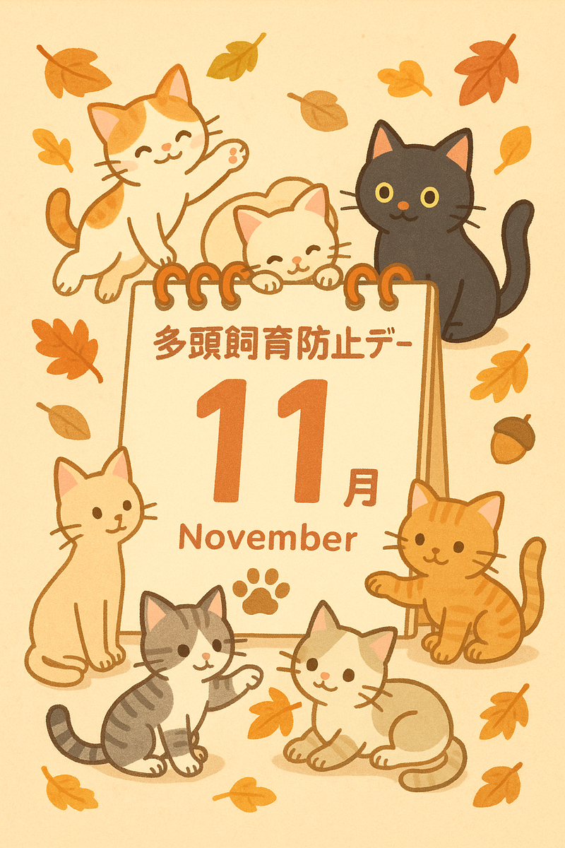 11月11日 多頭飼育防止デー