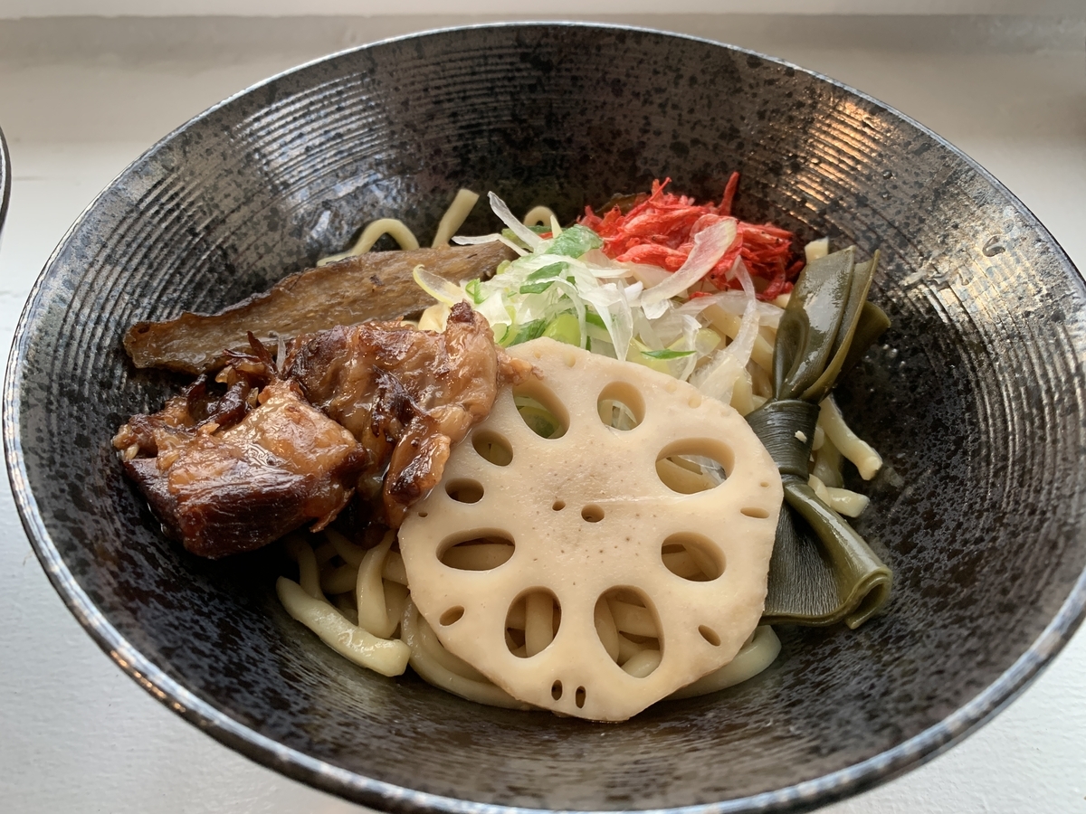 貝出汁沖縄そばキセキ 1日限定まぜそば - さんぺいの沖縄そば食べ歩き