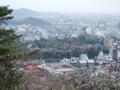 [眺望]機神山山頂古墳より鑁阿寺