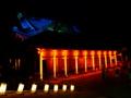 [夜景][寺社]延暦寺根本中堂回廊（ライトアップ）