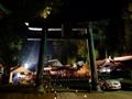 [夜景][寺社]二荒山神社鳥居（ライトアップ）