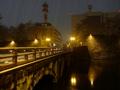 [夜景][城郭]福井城御本城橋（ライトアップ）