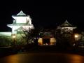 [夜景][城郭]金沢城石川門（ライトアップ）