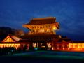 [夜景][寺社]瑞龍寺山門（ライトアップ）