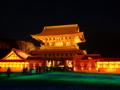 [夜景][寺社]瑞龍寺山門（ライトアップ）