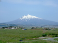 [眺望]弘前りんご公園すり鉢山から岩木山