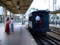 [鉄道]道後温泉駅を発つ坊ちゃん列車