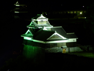 熊本城飯田丸五階櫓ライトアップ