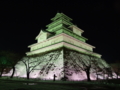 [夜景][城郭]会津若松城天守ライトアップ