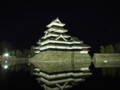 [夜景][城郭]松本城天守群ライトアップ