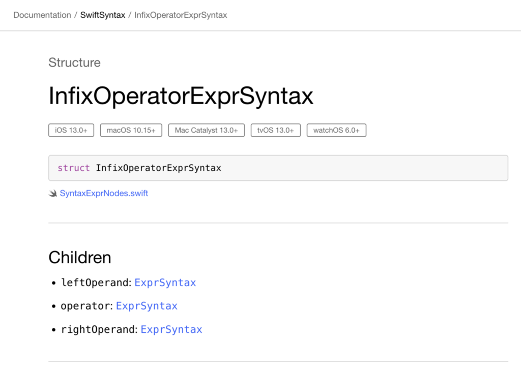 InfixOperatorExprSyntax