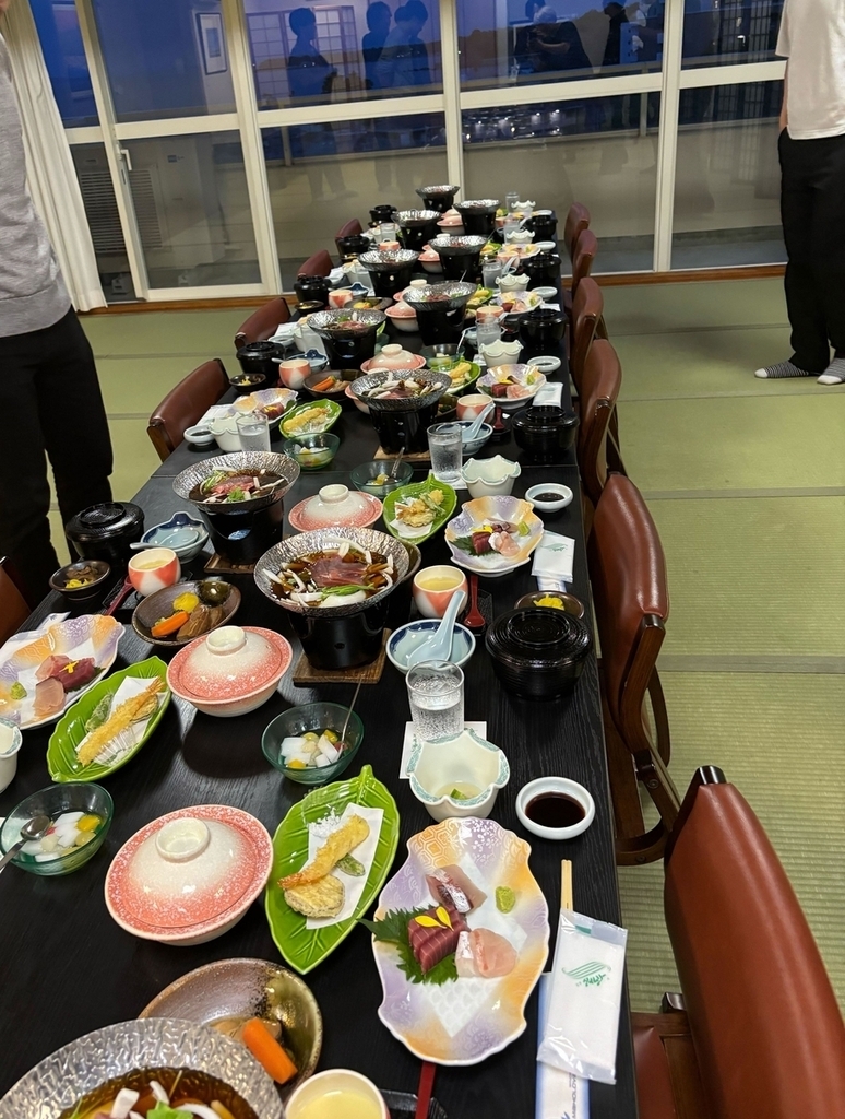 豪華な夕食
