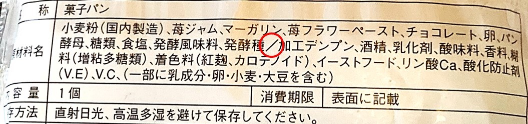 添加物表示