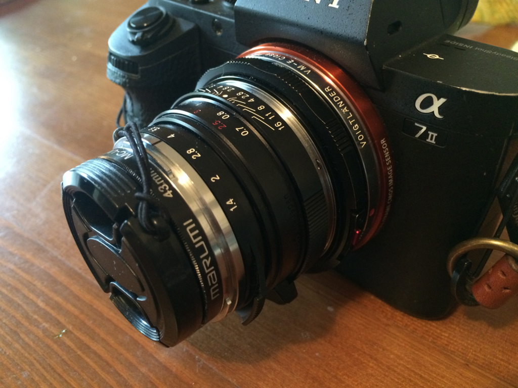 ミラーレスカメラ（SONY α7II）とオールドレンズの写りについて