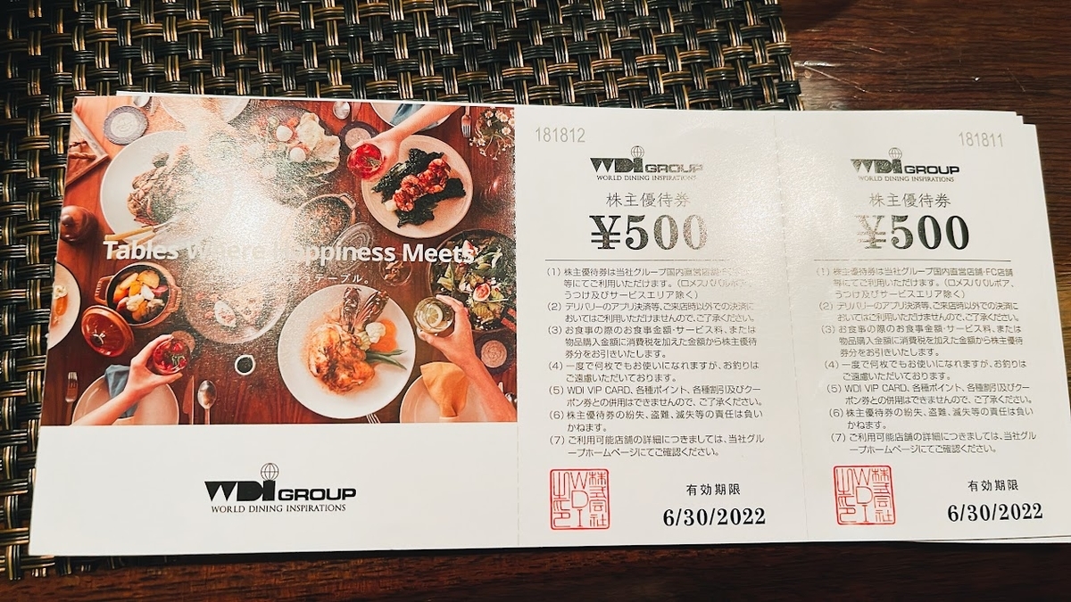 株主優待で行ってきました！ ウルフギャング・ステーキは