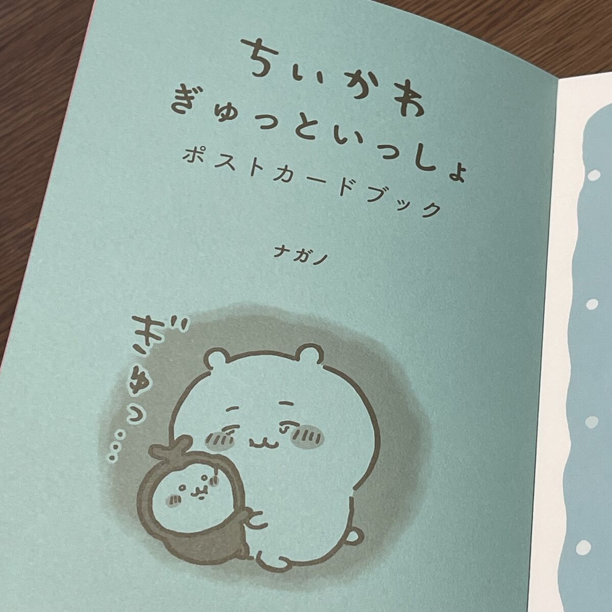 ちいかわぎゅっといっしょ ポストカードブックを購入しました