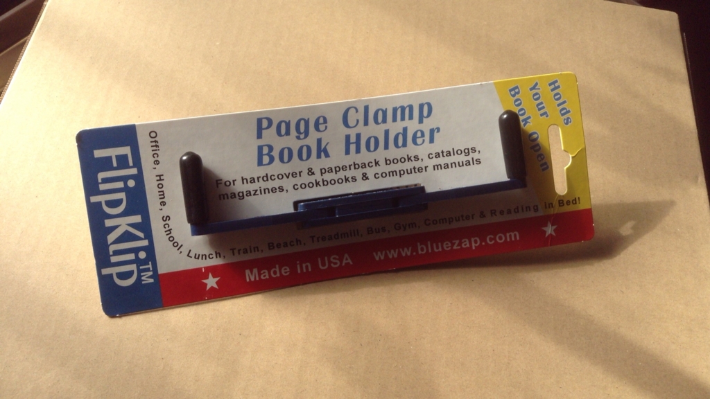 FlipKlip Page Clamp Book Holder サポンテ 勉強ノート