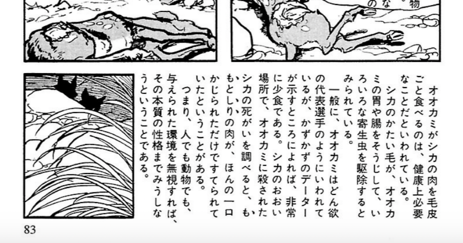 白土三平『カムイ伝』の欄外解説