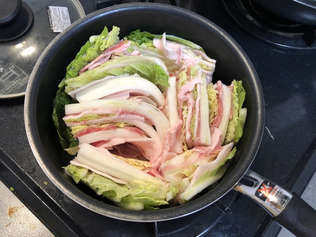 豚バラ白菜インザ鍋