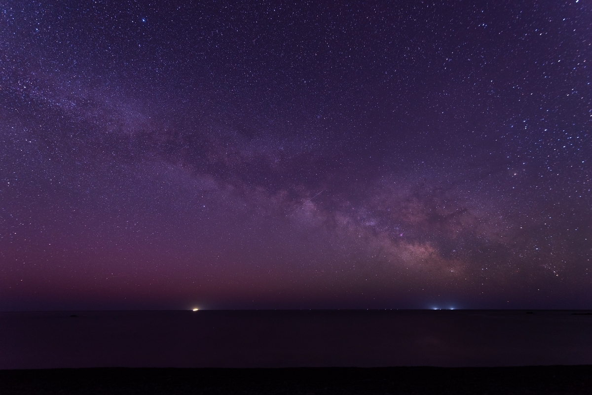 山田町で今年初の天の川撮影をしてきた - 青藍寫眞館