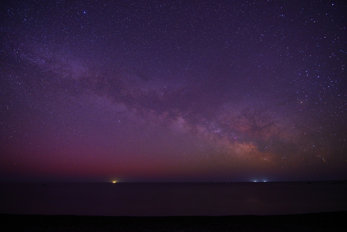 山田町で今年初の天の川撮影をしてきた - 青藍寫眞館