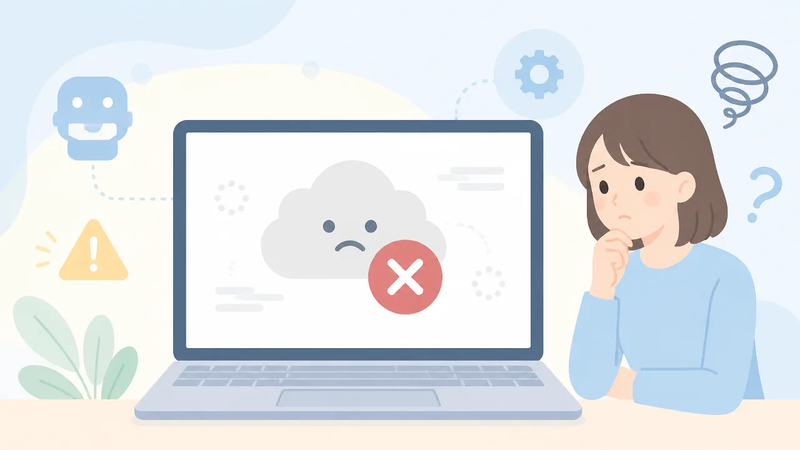 ChatGPT・Google AIモードの生成エラーの意味と対処法
