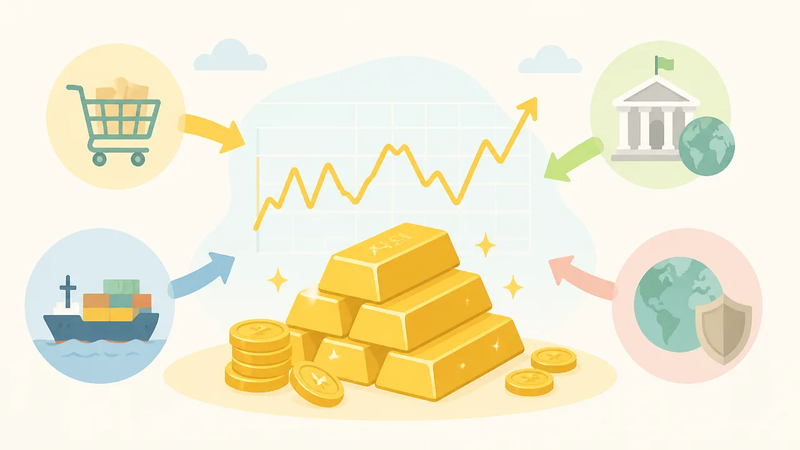 金とは?初心者にもわかる特徴や価値、種類をやさしく解説