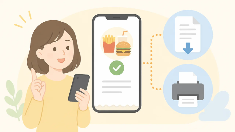マックのモバイルオーダーで領収書メールが来ない原因と対処法