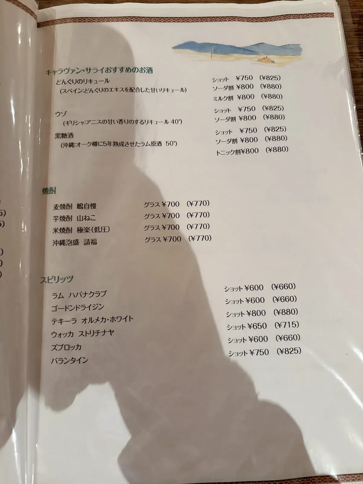 パオキャラヴァンサライ 東中野 アフガニスタン料理 メニュー