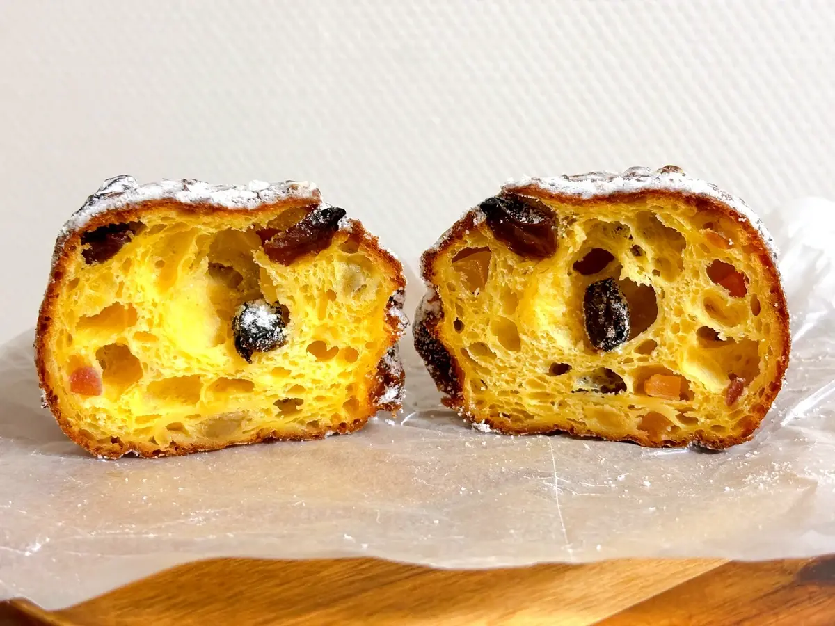 ジャックインザドーナツ　オランダ　オリーボーレン　断面の写真