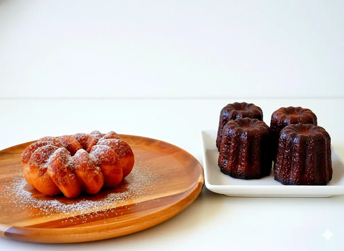 ジャックインザドーナツ　カヌレドーナツ　フランス　ホンモノとの比較